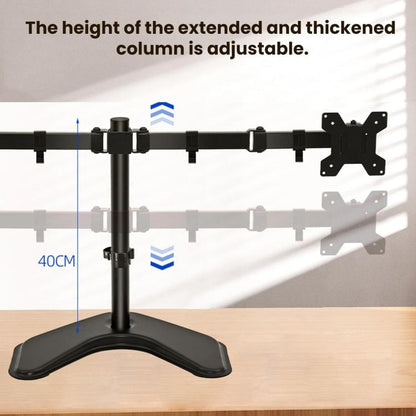 Dual-Screen LCD Monitor Telescopic Rotating Dual-Arm Stand, ZX-MT022N