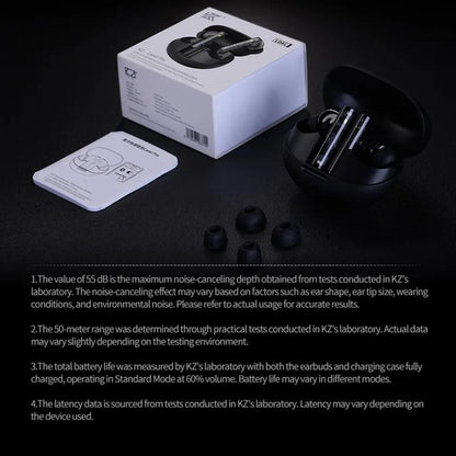 KZ-Carol Pro ANC Noise Reduction Bluetooth Earphones, Carol Pro