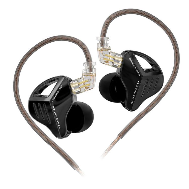 KZ ZVX PRO Dynamic In-Ear 1.2m Wired Earphones Deep Bass Hi-Fi Monitoring Earbuds, Standard, With Mic