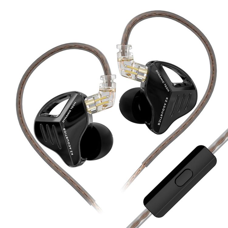 KZ ZVX PRO Dynamic In-Ear 1.2m Wired Earphones Deep Bass Hi-Fi Monitoring Earbuds, Standard, With Mic