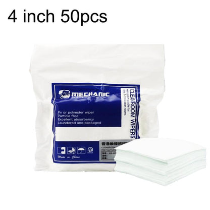 MECHANIC HK4090 Microfiber Lint-Free Cloth For Screen & Lens Cleaning, Industrial Dust Wiping Cloth, 4 inch 50pcs, 4 inch 100pcs, 4 inch 400pcs, 6 inch 100pcs, 9 inch 100pcs, 12 inch 100pcs