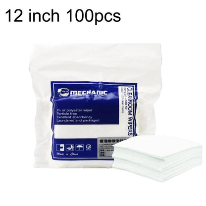 MECHANIC HK4090 Microfiber Lint-Free Cloth For Screen & Lens Cleaning, Industrial Dust Wiping Cloth, 4 inch 50pcs, 4 inch 100pcs, 4 inch 400pcs, 6 inch 100pcs, 9 inch 100pcs, 12 inch 100pcs