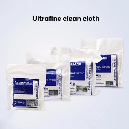 MECHANIC HK4090 Microfiber Lint-Free Cloth For Screen & Lens Cleaning, Industrial Dust Wiping Cloth, 4 inch 50pcs, 4 inch 100pcs, 4 inch 400pcs, 6 inch 100pcs, 9 inch 100pcs, 12 inch 100pcs
