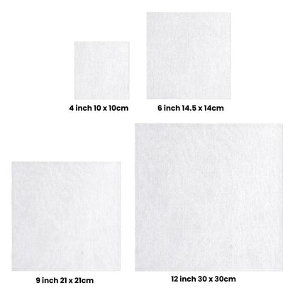 MECHANIC HK4090 Microfiber Lint-Free Cloth For Screen & Lens Cleaning, Industrial Dust Wiping Cloth, 4 inch 50pcs, 4 inch 100pcs, 4 inch 400pcs, 6 inch 100pcs, 9 inch 100pcs, 12 inch 100pcs