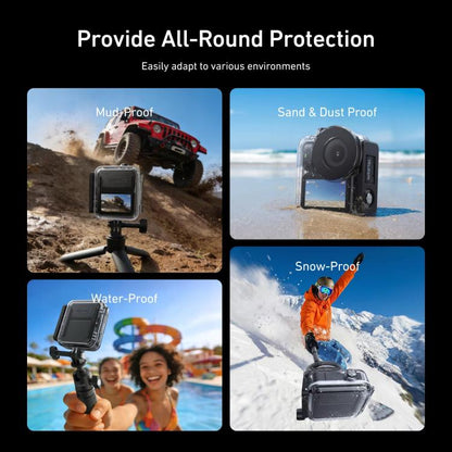 TELESIN Boîtier étanche 60 m pour DJI Osmo Nano IPX8 Boîtier de plongée sous-marin Housse de protection anti-buée pour caméra d'action