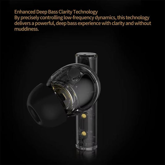Écouteurs Bluetooth KZ-Carol à réduction de bruit active Hi-Fi, suppression de bruit ANC TWS, Carol