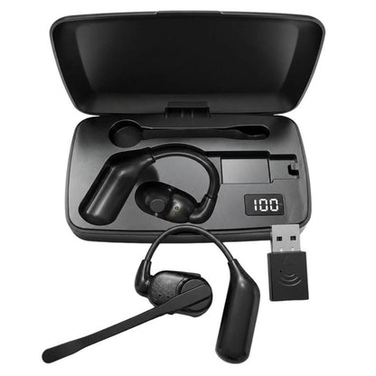 Ear-Hook Rotatable Bluetooth Earphone HD Noise Reduction Rainproof Earphone, V2