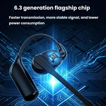 Ear-Hook Rotatable Bluetooth Earphone HD Noise Reduction Rainproof Earphone, V2