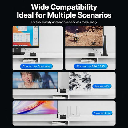 Blueendless 3.5/2.5 Inch SATA External Hard Drive Enclosure With Built-In USB 3.0 Hub USB To SATA HDD SSD Case Max 20TB, US Plug, EU Plug, UK Plug