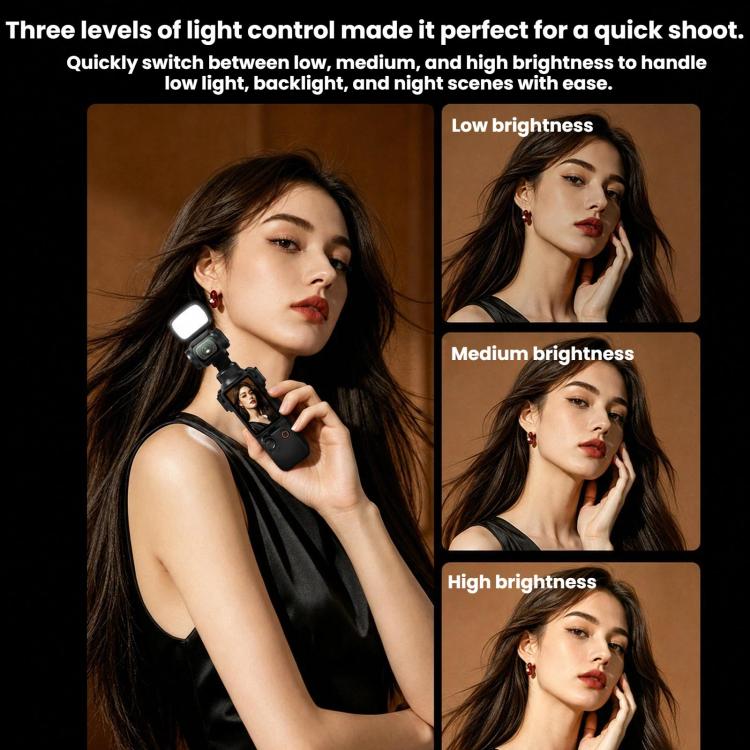 For DJI Pocket 4 BRDRC Portable Handheld Magnetic Selfie Light