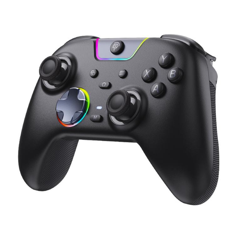 EasySMX X05Pro Wireless PC Gaming Controller Tri-Mode Hall Effect Gamepad with Dual-Stage Triggers & Silent Buttons for PC & Switch, Grey White, Black, White With Charging Dock, Black With Charging Dock