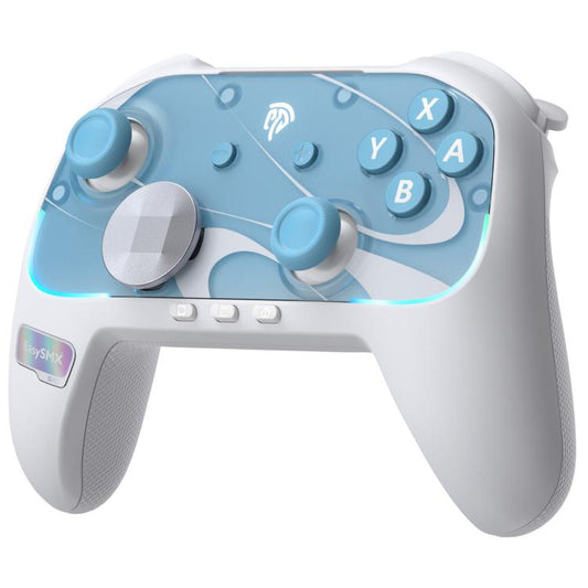 Manette sans fil EasySMX S10 pour Nintendo Switch et Switch 2, avec NFC, vibrations HD et façade interchangeable