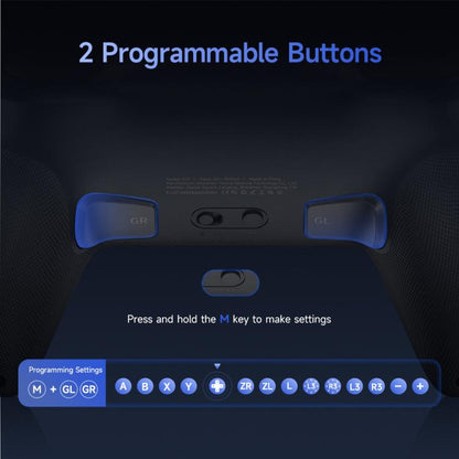 EasySMX S10 Wireless Controller for Nintendo Switch & Switch 2 Gamepad with NFC, HD Rumble & Swappable Faceplate