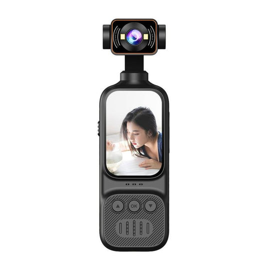 Caméra Vlog portable avec objectif rotatif motorisé à 270 degrés, écran 2 pouces, enregistreur vidéo de poche, caméra d'action sport WiFi, DV07-4K