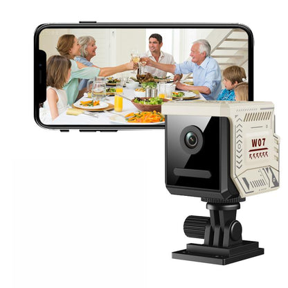 Remote Monitoring 2MP WiFi HD Night Vision Wireless Multi-Functional Camera, W07 Black, W07 White