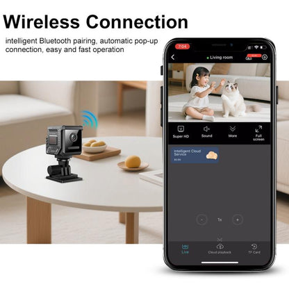 Remote Monitoring 2MP WiFi HD Night Vision Wireless Multi-Functional Camera, W07 Black, W07 White