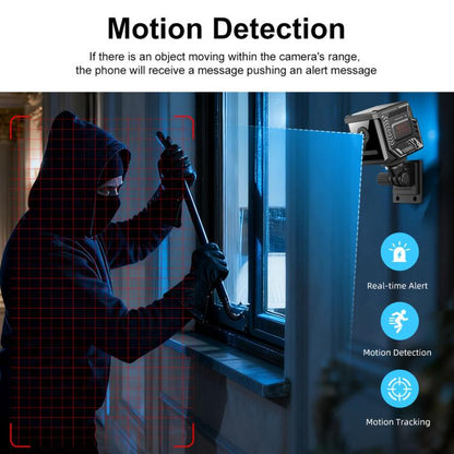 Remote Monitoring 2MP WiFi HD Night Vision Wireless Multi-Functional Camera, W07 Black, W07 White