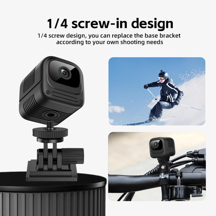 Remote Monitoring Smart Alarm Infrared Night Vision WiFi Camera With Spiral Mount Bracket, W08