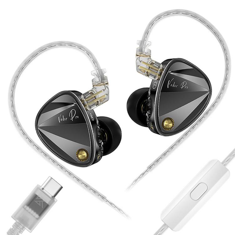KZ Vader Pro Hifi Bass 6-Driver Dynamic Music In Ear 1.2m Wired Earphones, HM Curve Standard, HM Curve With Mic, Bass Enhanced Standard, Bass Enhanced With Mic, HM Curve With Mic Type-C, Bass Enhanced With Mic Type-C