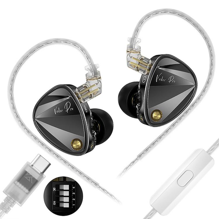 KZ Vader Pro Hifi Bass 6-Driver Dynamic Music In Ear 1.2m Wired Earphones, HM Curve Standard, HM Curve With Mic, Bass Enhanced Standard, Bass Enhanced With Mic, HM Curve With Mic Type-C, Bass Enhanced With Mic Type-C