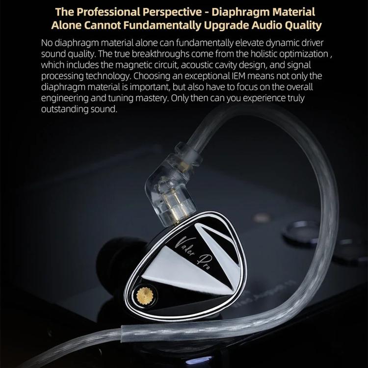 KZ Vader Pro Hifi Bass 6-Driver Dynamic Music In Ear 1.2m Wired Earphones, HM Curve Standard, HM Curve With Mic, Bass Enhanced Standard, Bass Enhanced With Mic, HM Curve With Mic Type-C, Bass Enhanced With Mic Type-C