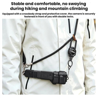 For DJI Osmo Packet 4 / 3 BRDRC Magnetic Telescopic Backpack Hook Anti-Loss Rope, Magnetic