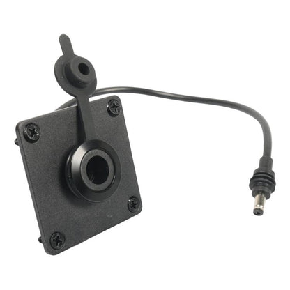 DC 5.5 x 2.1 mm Pass Through Wall Socket Aluminum Power Inlet Port for Starlink Mini, DC 5.5 x 2.1 mm Power Inlet Port