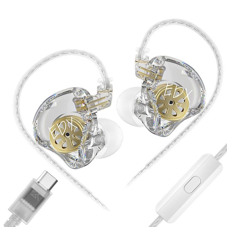 KZ-EDX Lite Internal-Magnet Dynamic Driver 1.2m Wired Earphones Deep Bass Detachable Cable Music Gaming Earbuds, Translucent Gray Standard, Translucent Gray With Mic, Transparent Standard, Transparent With Mic, Translucent Gray With Mic Type-C         ...