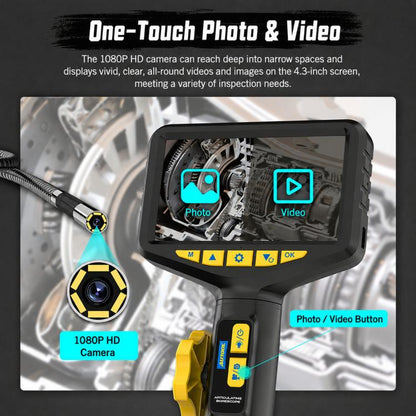 AUTOOL SVB305 1080P High Definition Visual Endoscope Deposit Inspection Tool For Auto Engine Maintenance, SVB305