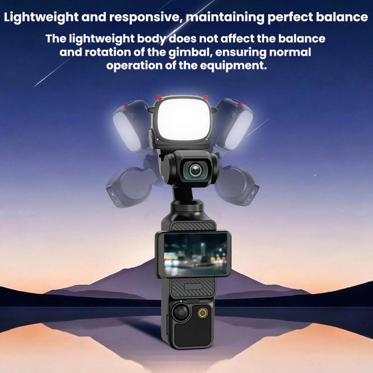 BRDRC Handheld Monster Fill Light, For DJI Osmo Pocket 4 / 4P, For DJI Osmo Pocket 3
