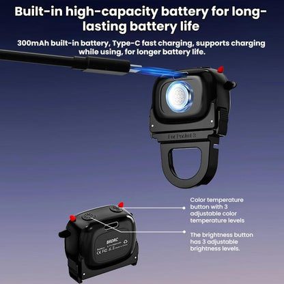 BRDRC Handheld Monster Fill Light, For DJI Osmo Pocket 4 / 4P, For DJI Osmo Pocket 3