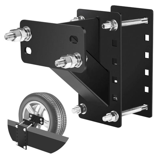 Universal Metal Spare Tire Carrier For Cars Unlocked Trailer Spare Tire Mount Trailer Accessory, Metal Spare Tire Carrier