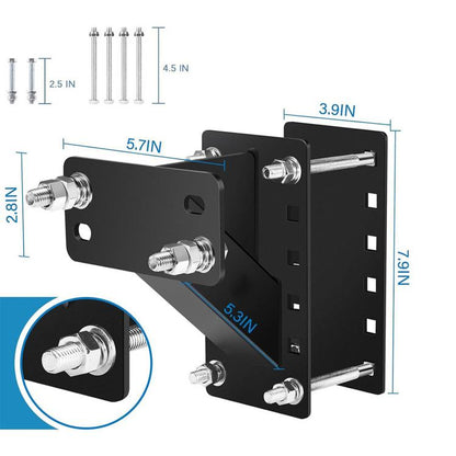 Universal Metal Spare Tire Carrier For Cars Unlocked Trailer Spare Tire Mount Trailer Accessory, Metal Spare Tire Carrier