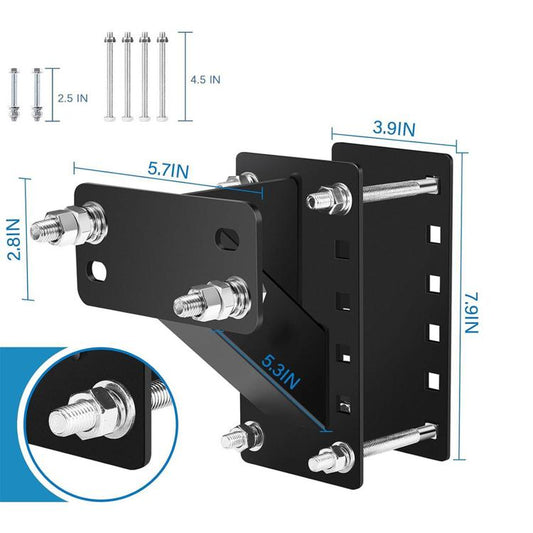 Universal Metal Spare Tire Carrier For Cars Unlocked Trailer Spare Tire Mount Trailer Accessory, Metal Spare Tire Carrier