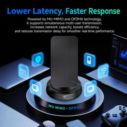 COMFAST CF-986BE PRO BE6500 WiFi 7 USB Adapter Tri-Band 6452Mbps Wireless Network Card, CF-986BE PRO