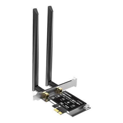 COMFAST CF-BE650 Tri-Band 6500Mbps WiFi 7 PCIe Card Bluetooth 5.4 Desktop Wireless Adapter, CF-BE650