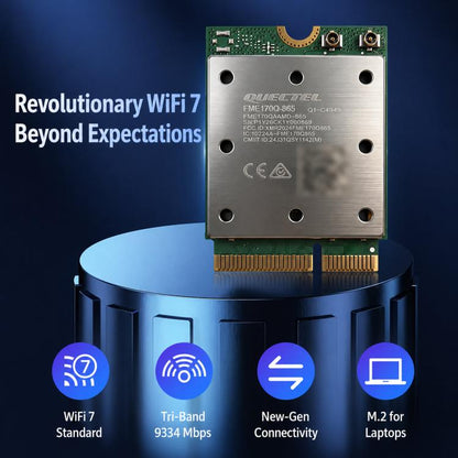 COMFAST BE930-M BE9300 WiFi 7 M.2 Card Bluetooth 5.4 Tri-Band Laptop Wireless Adapter, BE930-M