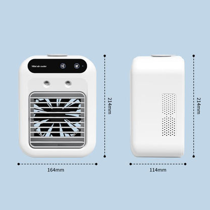 Mini Household Air Cooler, Desktop Cooling Fan With Mist Spray & Humidification Function, L7