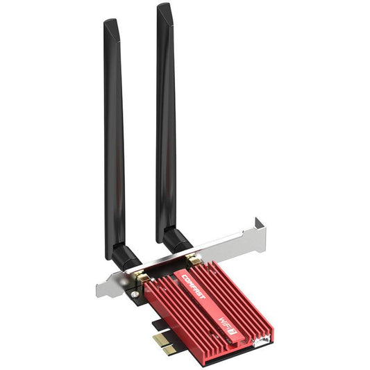 COMFAST CF-BE930 Pro BE9300 Carte PCIe WiFi 7 Adaptateur sans fil de bureau tri-bande Bluetooth 5.4, CF-BE930 Pro