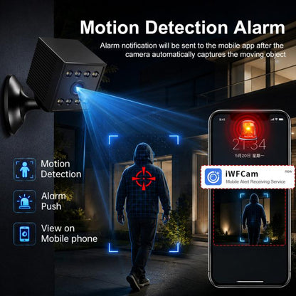 W10 Rechargeable Mini WiFi Camera Cordless 1080P Indoor Security Camera With Magnetic Base Night Vision, W10
