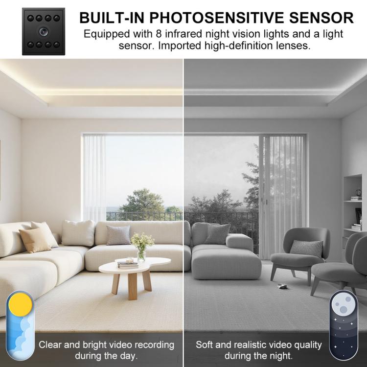 W10 Rechargeable Mini WiFi Camera Cordless 1080P Indoor Security Camera With Magnetic Base Night Vision, W10