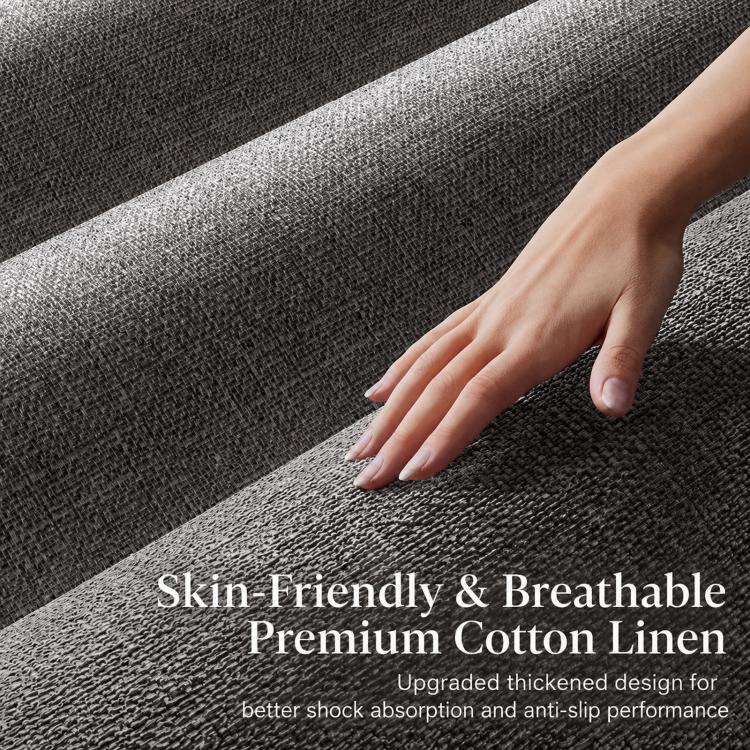 Linen Desk Pad Non Slip Rubber Keyboard Mouse Mat for Home Office Desktop Protector Stitched Edges, 250x300x4mm, 600x300x4mm, 600x400x4mm, 700x300x4mm, 800x300x4mm, 800x400x4mm, 900x400x4mm, 900x450x4mm, 1000x500x4mm, 1200x600x4mm