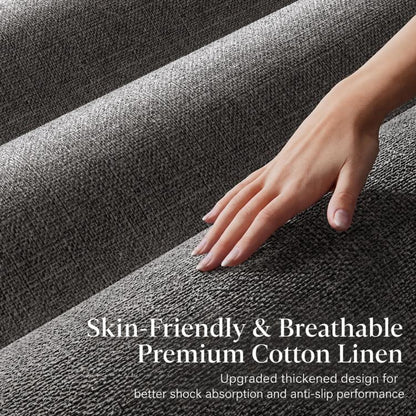 Linen Desk Pad Non Slip Rubber Keyboard Mouse Mat for Home Office Desktop Protector Stitched Edges, 250x300x4mm, 600x300x4mm, 600x400x4mm, 700x300x4mm, 800x300x4mm, 800x400x4mm, 900x400x4mm, 900x450x4mm, 1000x500x4mm, 1200x600x4mm