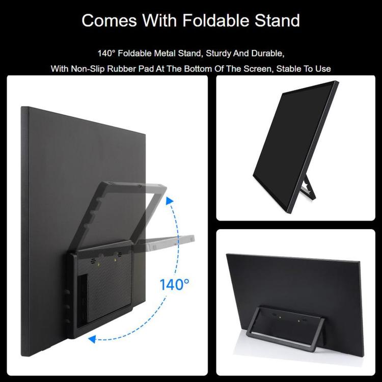 WAVESHARE 21.5inch IPS Touch Monitor With Foldable Stand, 1920 × 1080 Resolution, 144Hz Refresh Rate, 10-Point Capacitive Touch, EU Plug, UK Plug, US Plug
