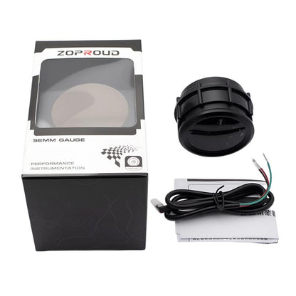ZOPROUD IS811F 12/24V 52mm Car Fuel Gauge Modified LED Fuel Level Meter For Vehicles, Car Fuel Gauge