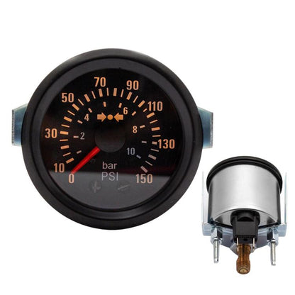 52mm Mechanical Car Air Pressure Gauge Direct Sensing Dual Scale Pressure Meter, Air Pressure Gauge