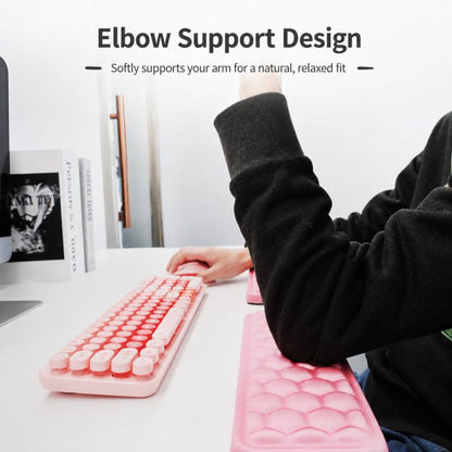 L-Shaped Elbow Pad for Desk Ergonomic Keyboard Wrist Rest Support Non-Slip Soft Foam Cushion for Desk Edge
