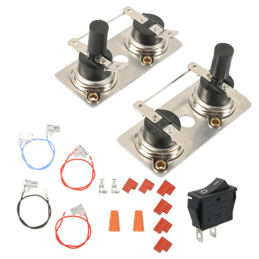 RV Water Heater Thermostat and Hi-Limit Switch Kit 232306 / 282282 For Suburban SW6DE SW10DE SW12DE, 232306
