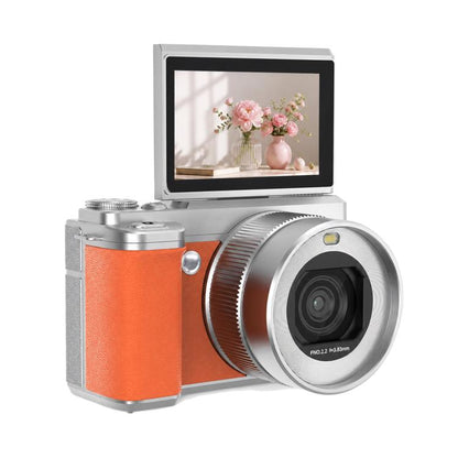 5K 18X Zoom Vlogging Camera With 180-Degree Flip Screen Dual Lens 80MP Digital Camera 32GB Card