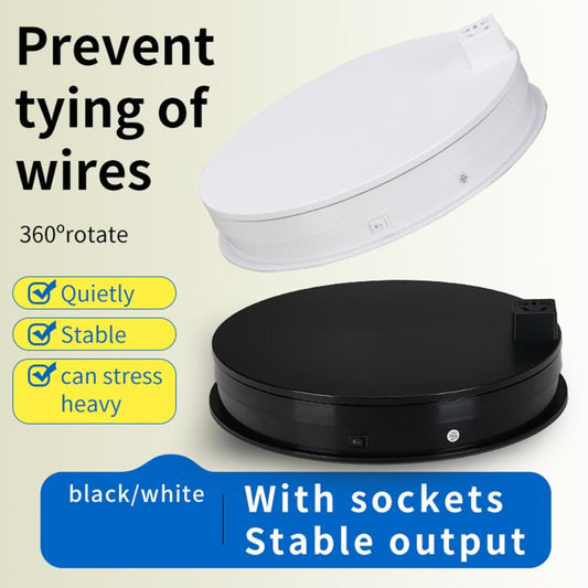 360-Degree Rrotating Display Stand For Product Prop Photograph, 20cm Fixed Speed White, 20cm Fixed Speed Black, 25cm Fixed Speed White, 25cm Fixed Speed ??Black, 30cm Fixed Speed White, 30cm Fixed Speed Black, 30cm Extended Remote Control White        ...